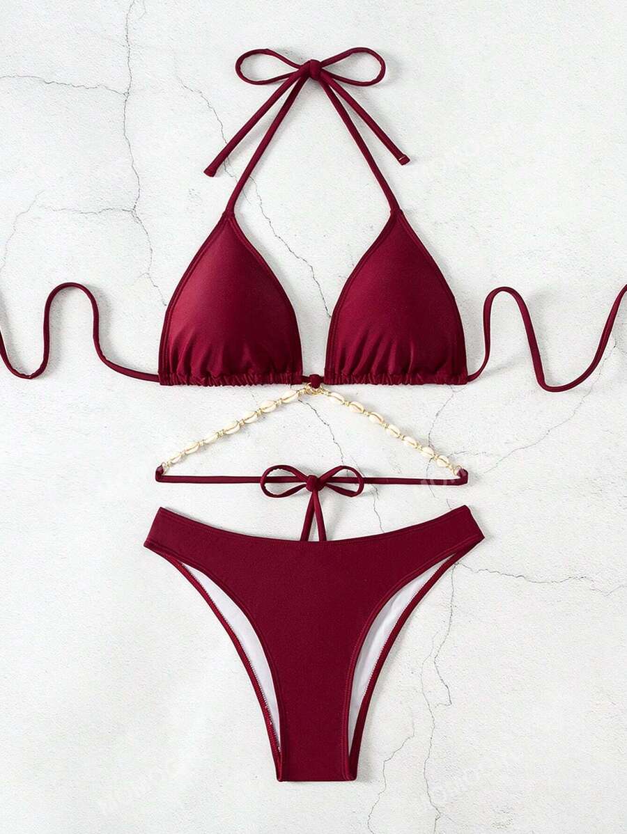 Zincir Detaylı Bikini Takımı Niebbla