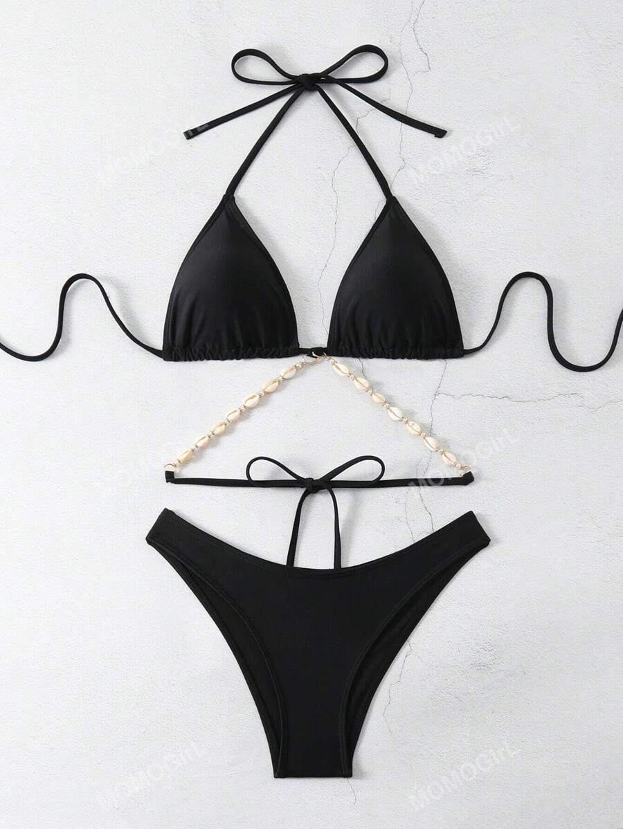 Zincir Detaylı Bikini Takımı Niebbla