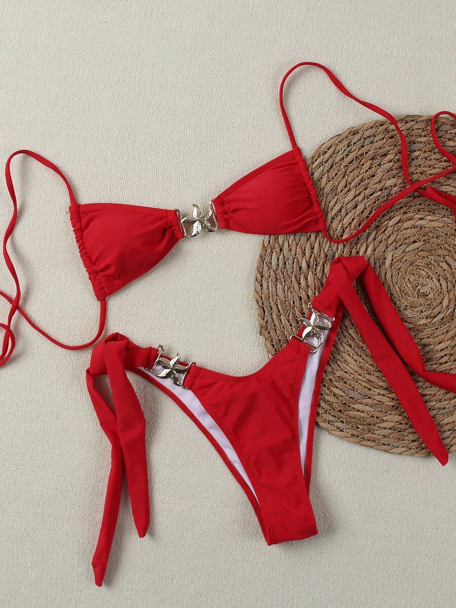 Seksi Bandeau Bikini Takımı Niebbla