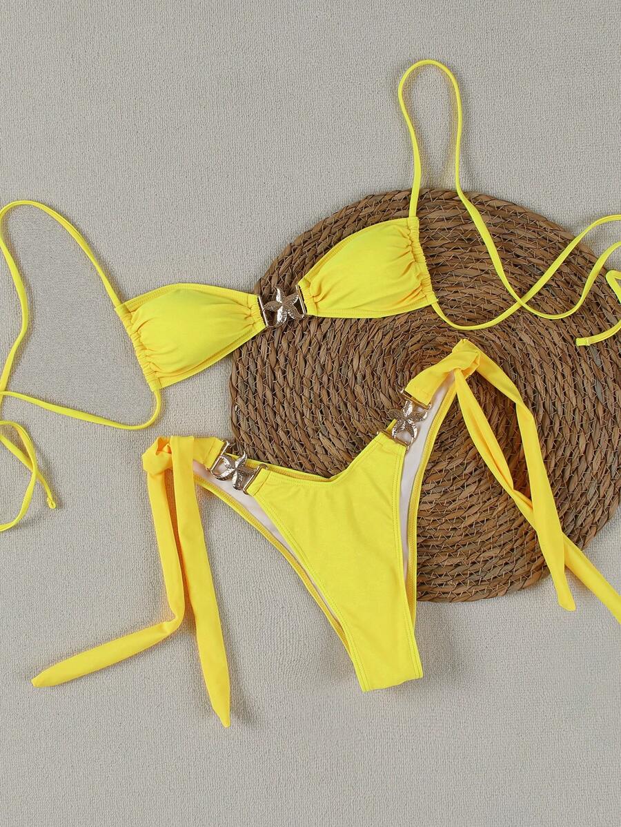 Seksi Bandeau Bikini Takımı Niebbla