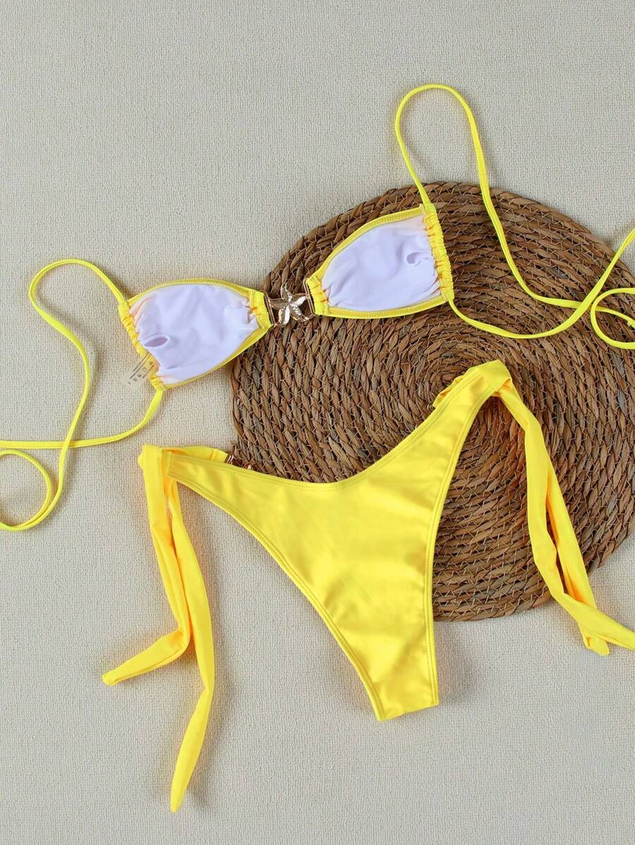 Seksi Bandeau Bikini Takımı Niebbla