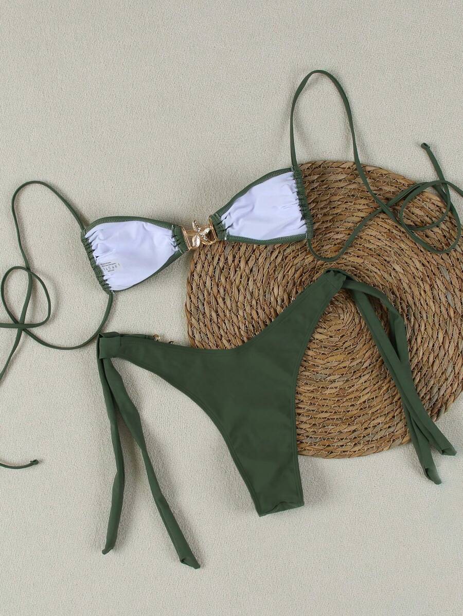 Seksi Bandeau Bikini Takımı Niebbla