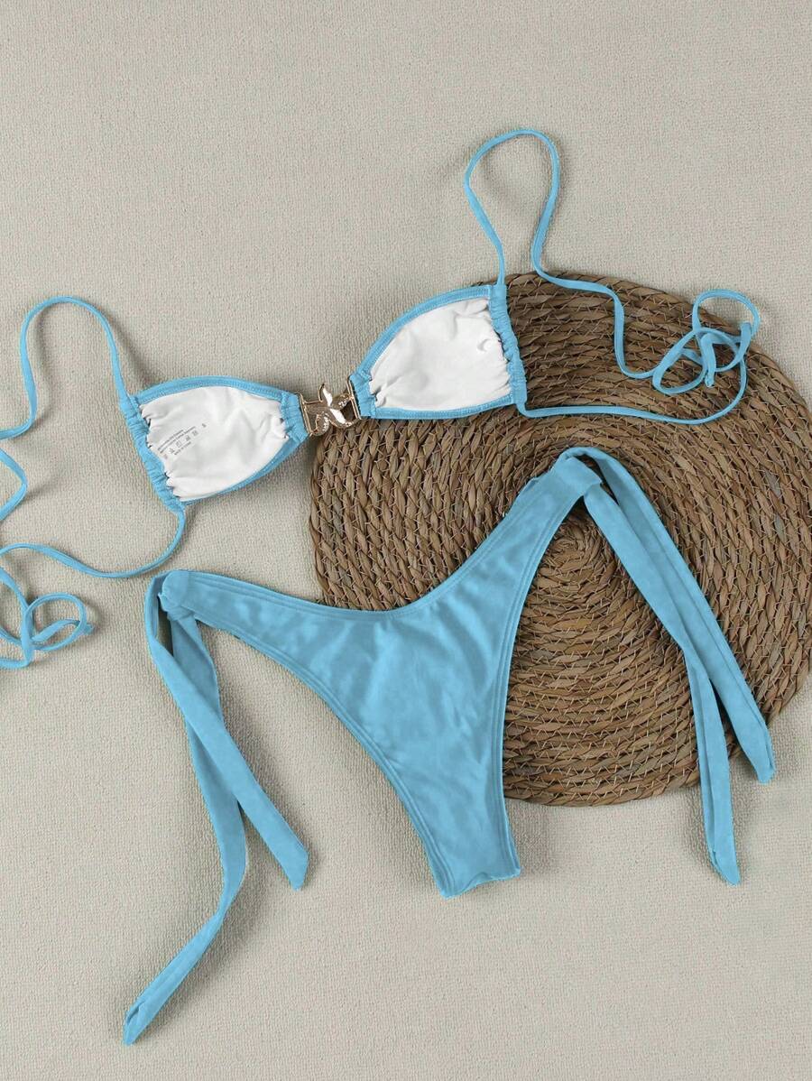 Seksi Bandeau Bikini Takımı Niebbla