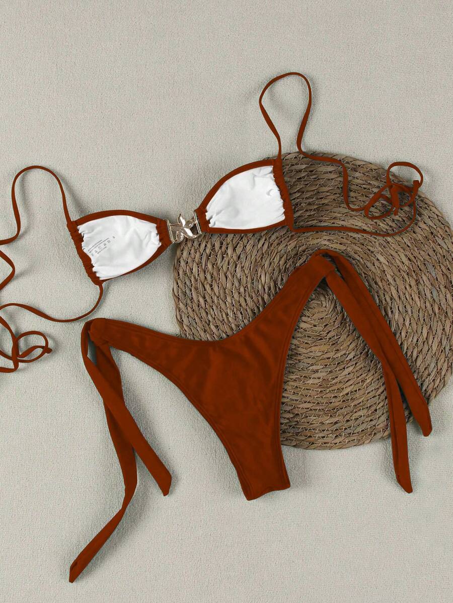 Seksi Bandeau Bikini Takımı Niebbla