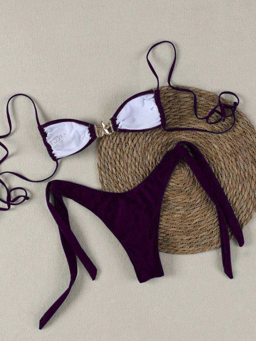 Seksi Bandeau Bikini Takımı Niebbla