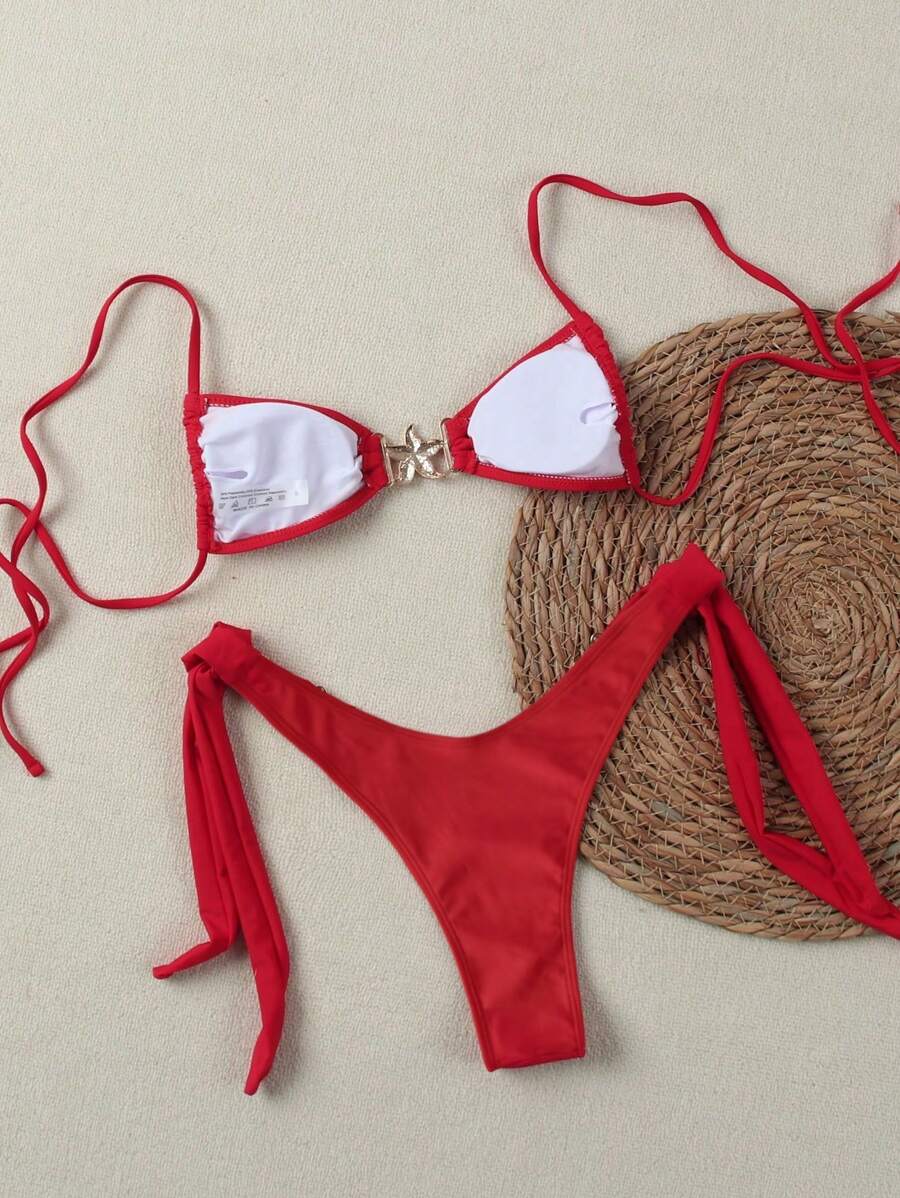 Seksi Bandeau Bikini Takımı Niebbla