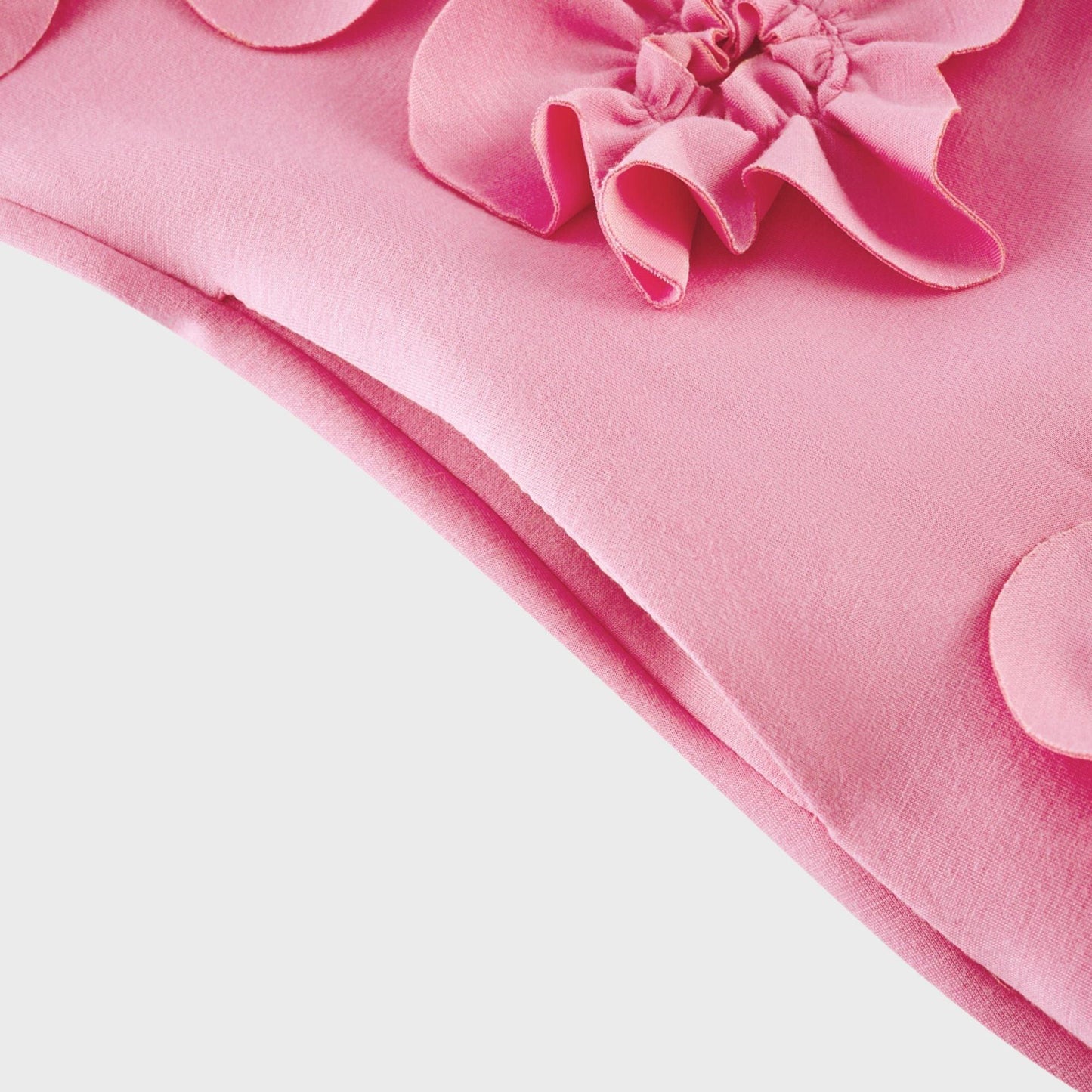Blossom Symphony Çiçek Detaylı Pembe Maxi Elbise Siaora