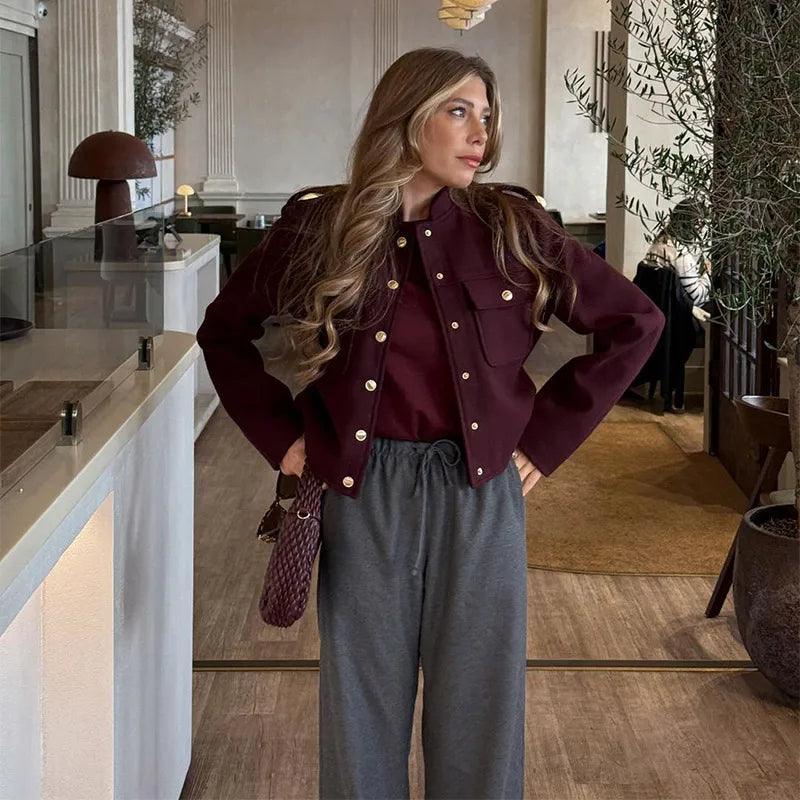 Moda Cep Vintage Ceket Siaora