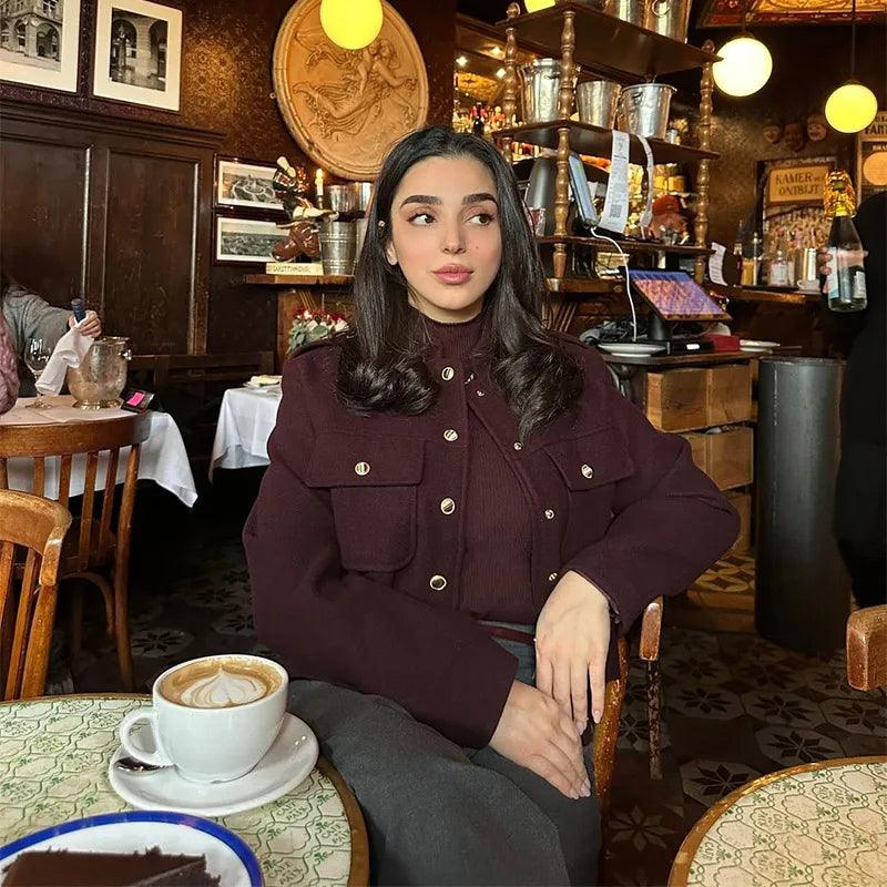 Moda Cep Vintage Ceket Siaora