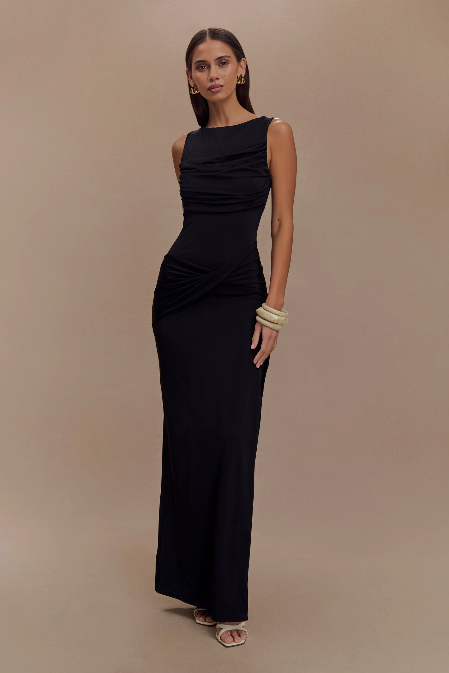 Philippa - Drape Maxi Elbise Mağazam
