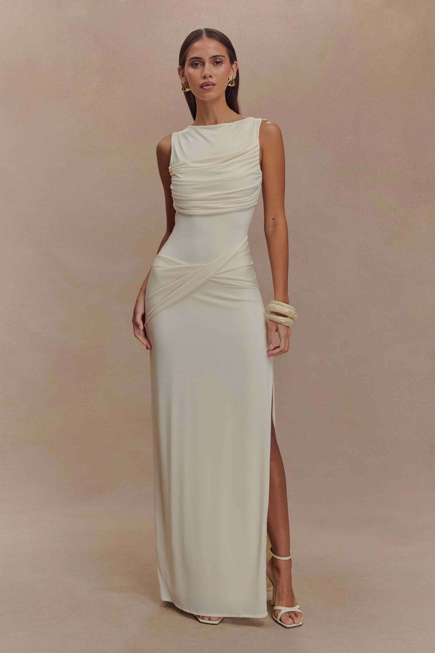 Philippa - Drape Maxi Elbise Mağazam