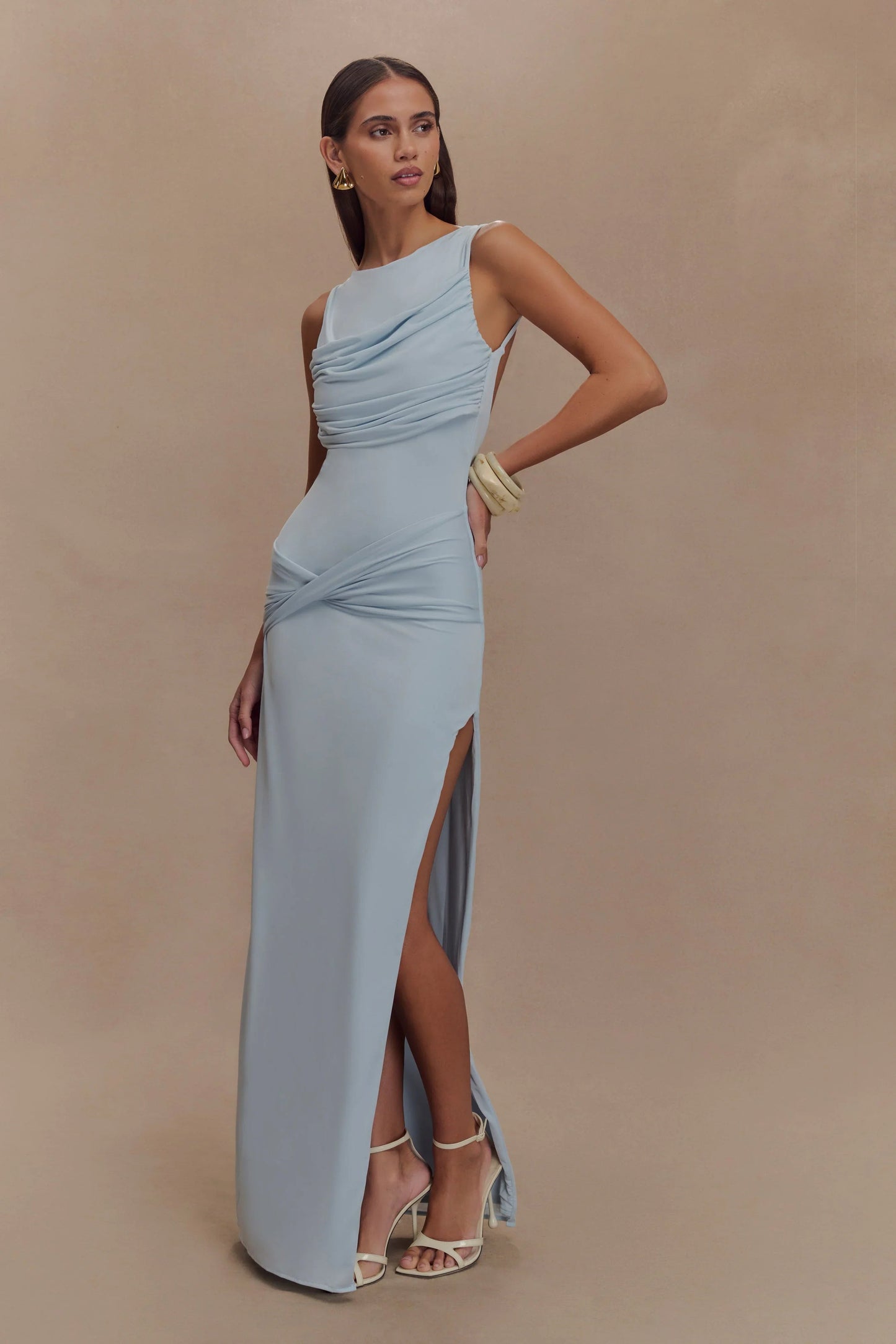 Philippa - Drape Maxi Elbise Mağazam