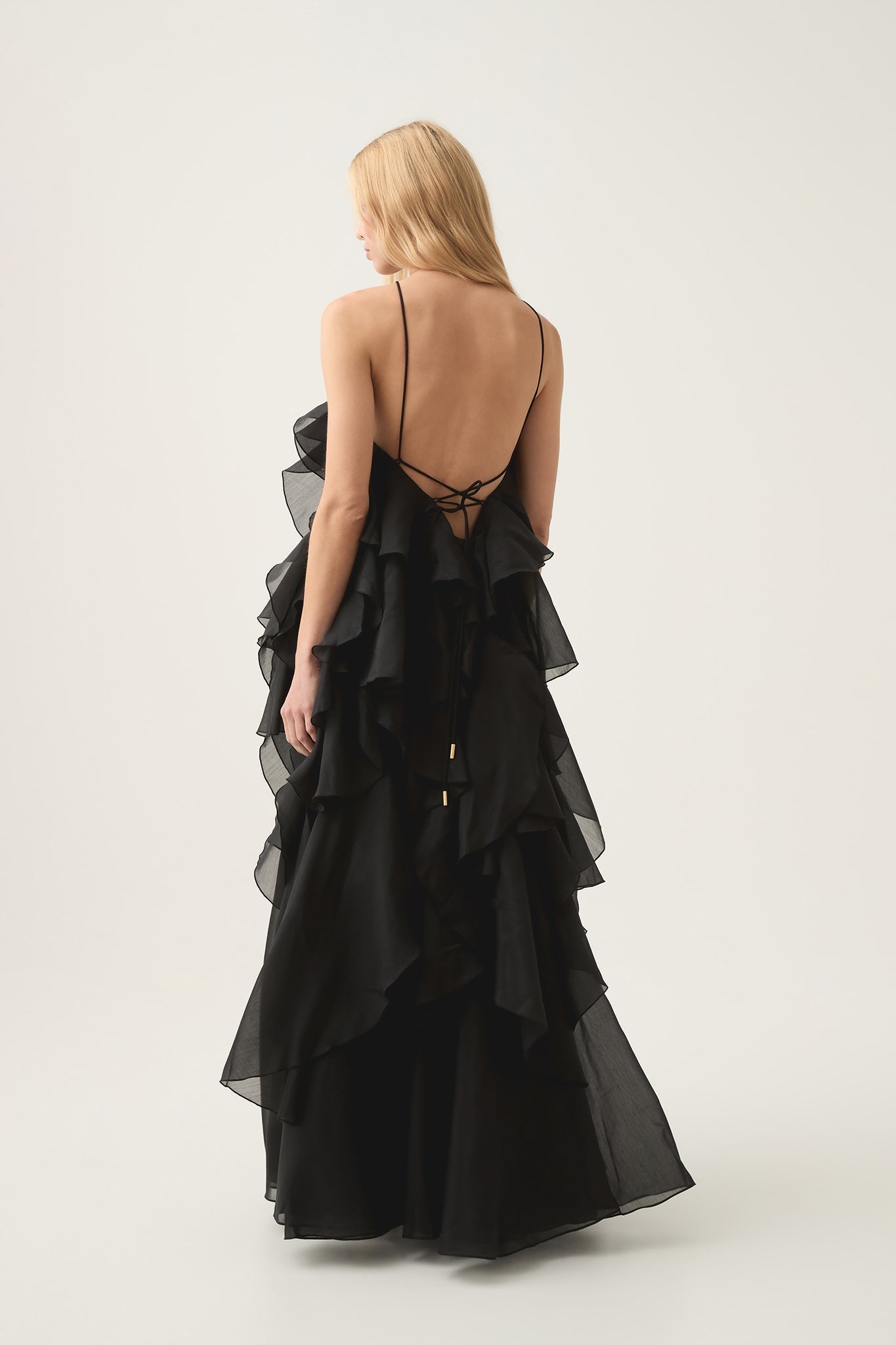 Estelle - Ruffle Yaka Maxi Elbise