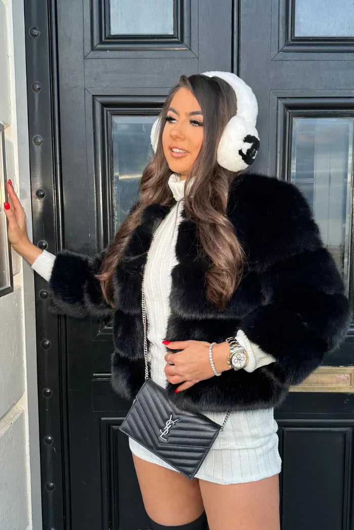 Tarynna - Rahat Sahte Kürk Ceket