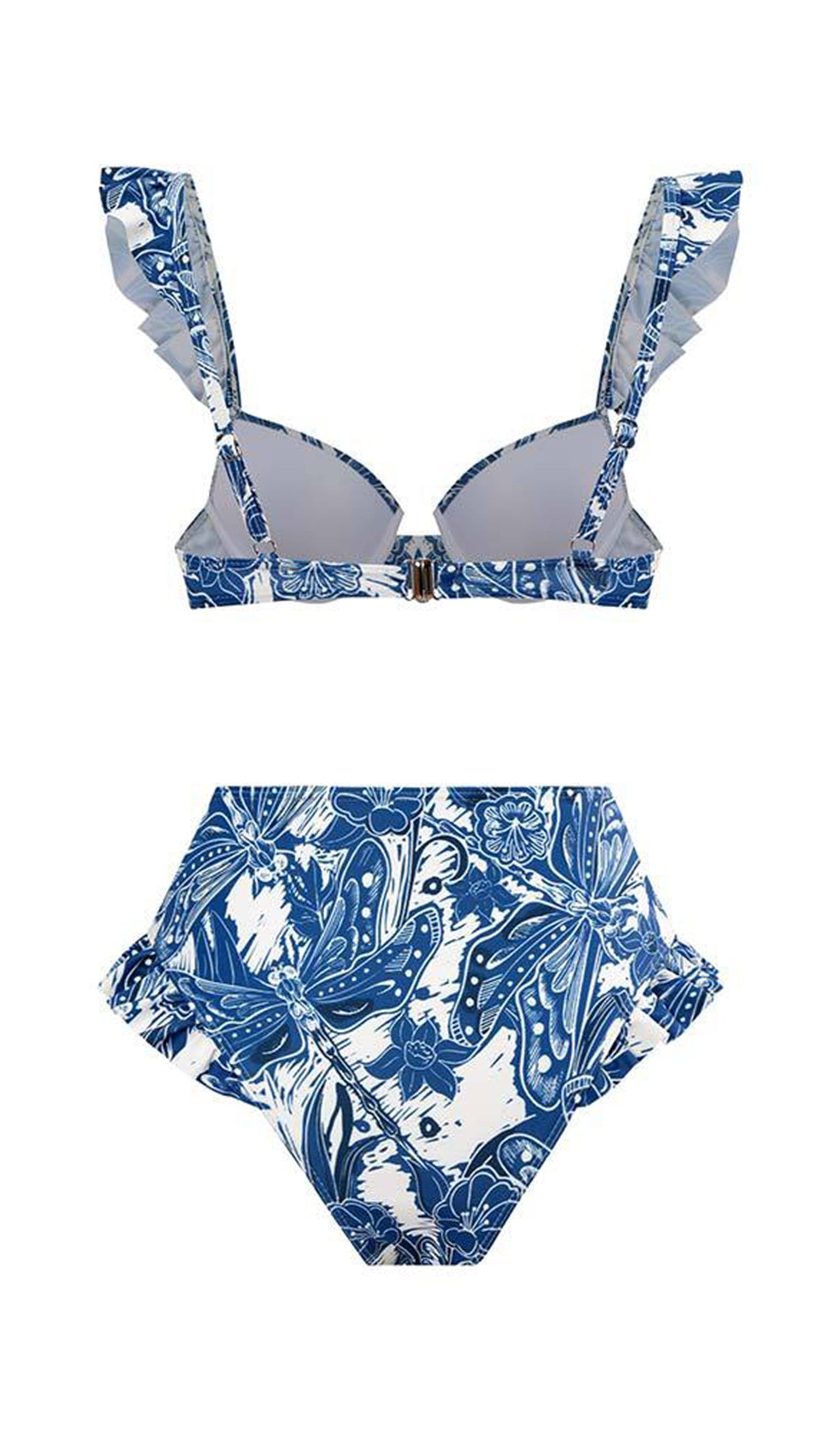 Çiçekli Bikini Mayo-Pareo Takımı Niebbla