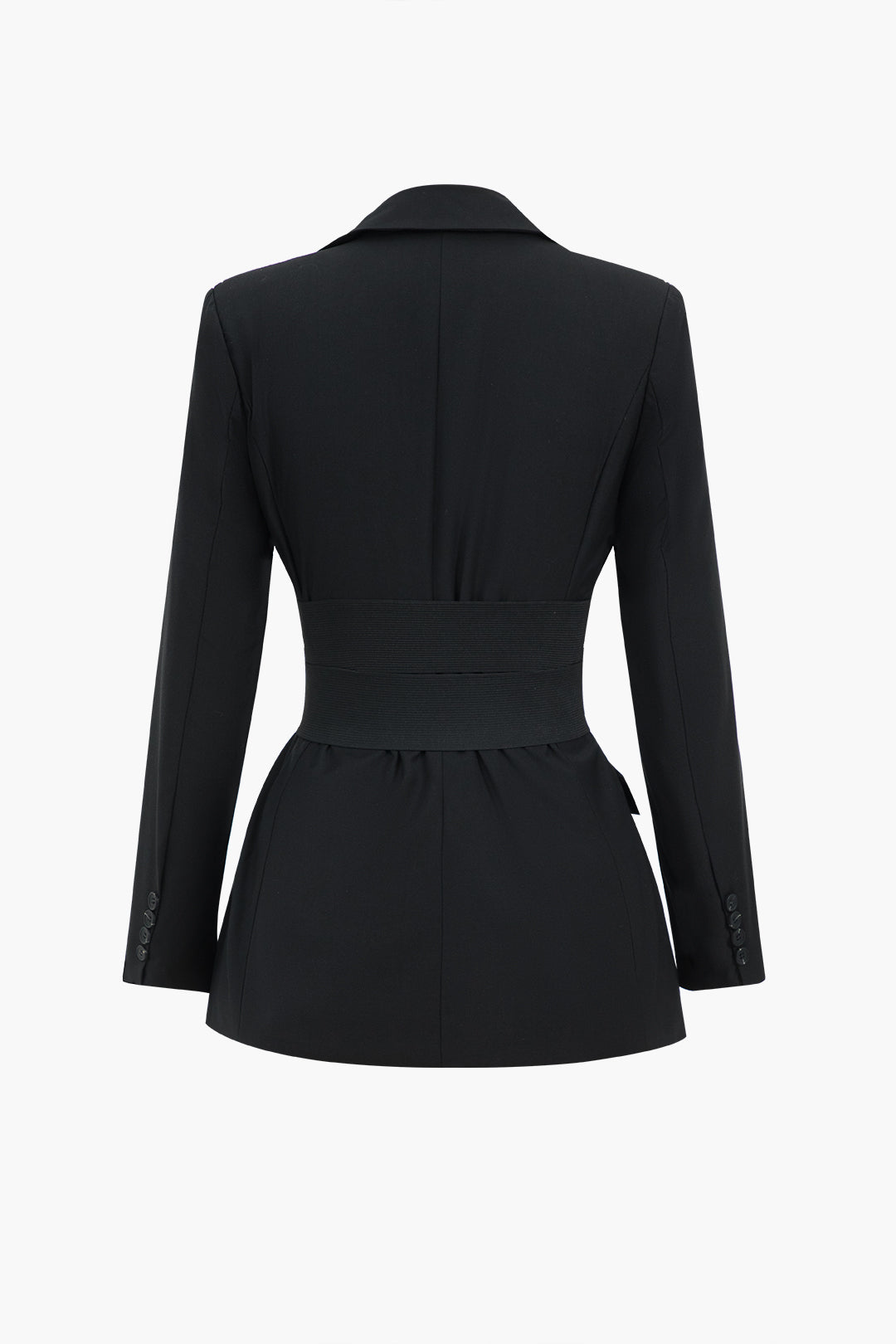 Button Notched Lapel Blazer Siaora