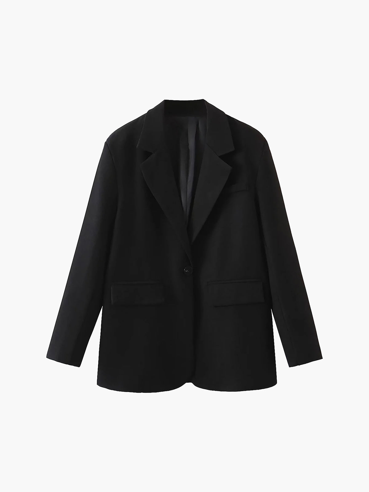 Leisure Relaxed Single Breasted Blazer Quvarse