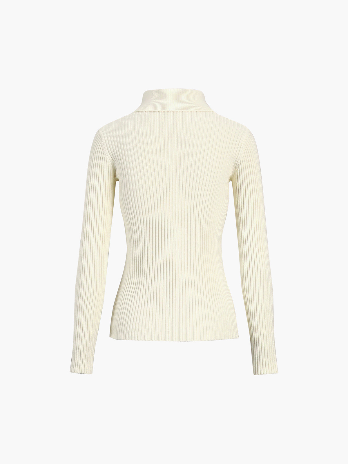 Vanilla Polo Uzun Kollu Örgü Üst Siaora