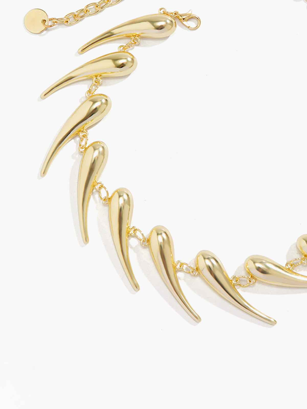 Geometrik Su Damlası Kolye THESVELTECHIC