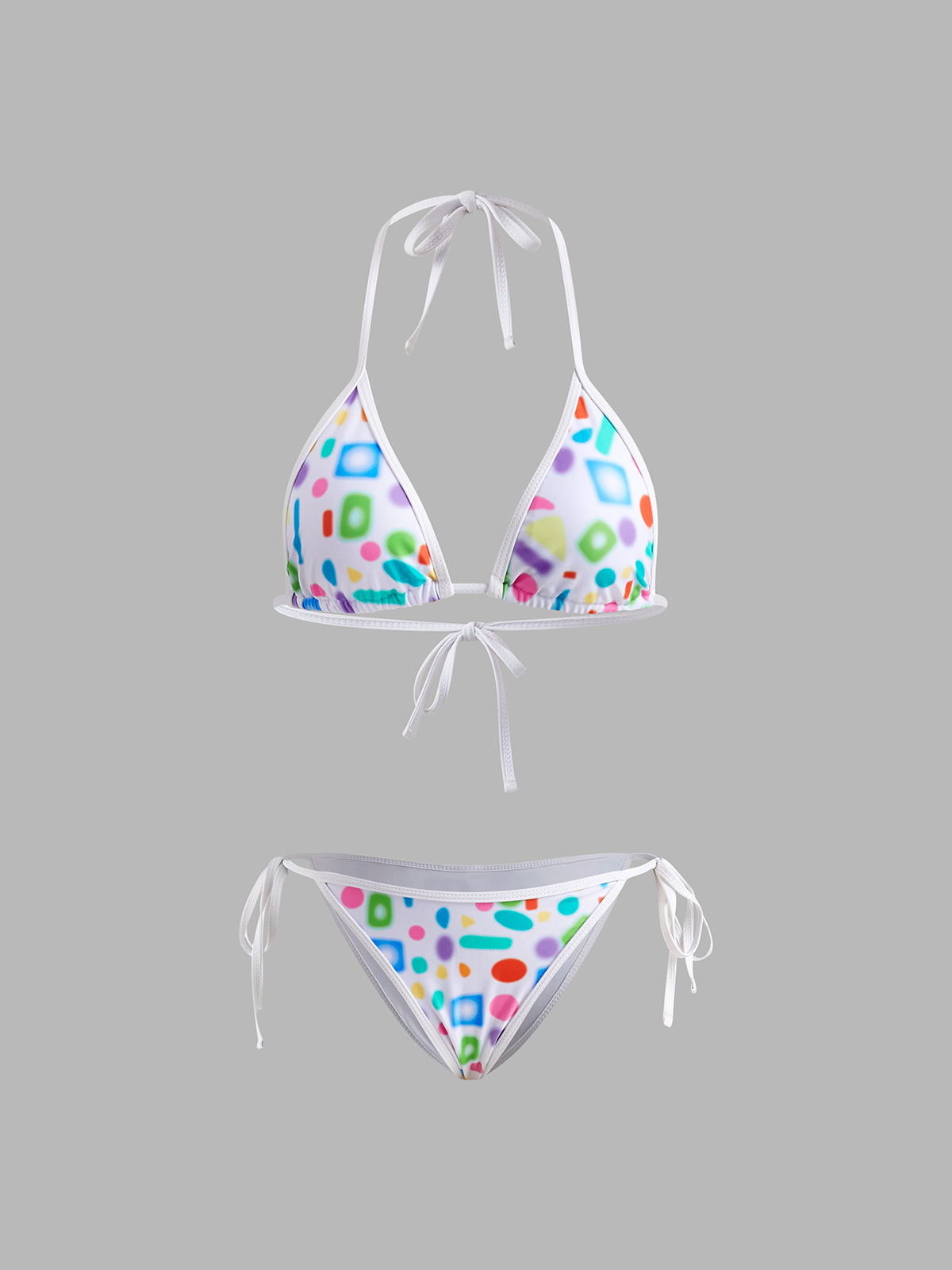 Baskılı Ayarlanabilir Bikini Seti Siaora
