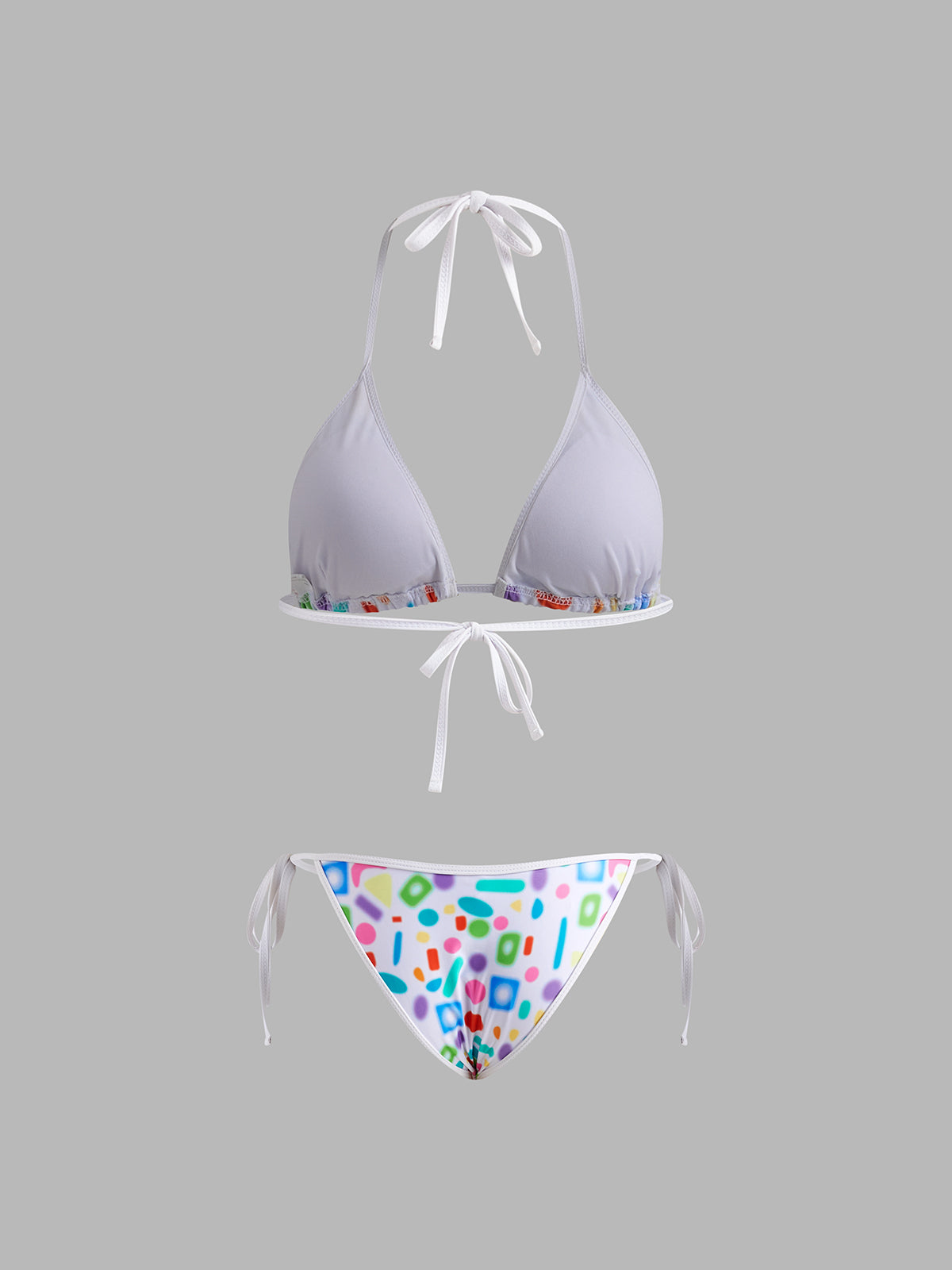 Baskılı Ayarlanabilir Bikini Seti Siaora