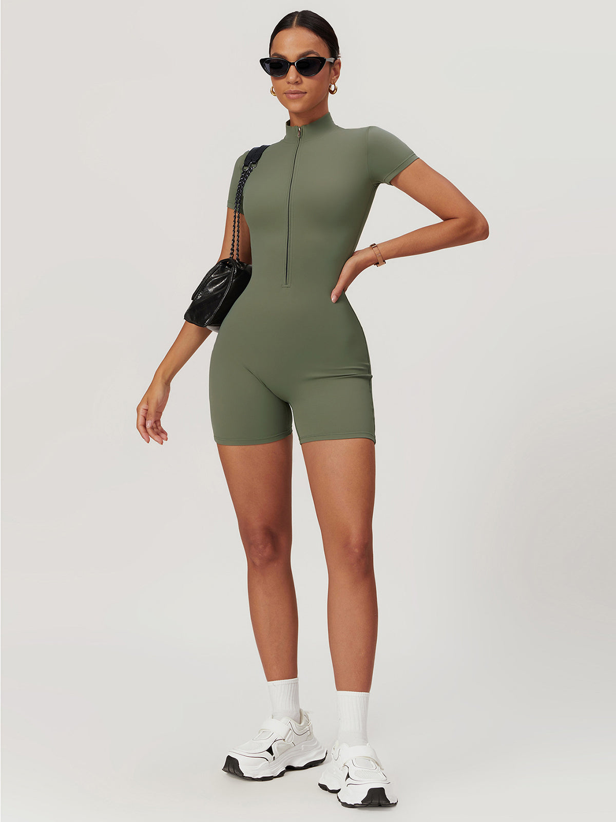 Fermuarlı Dikişsiz Tulum THESVELTECHIC