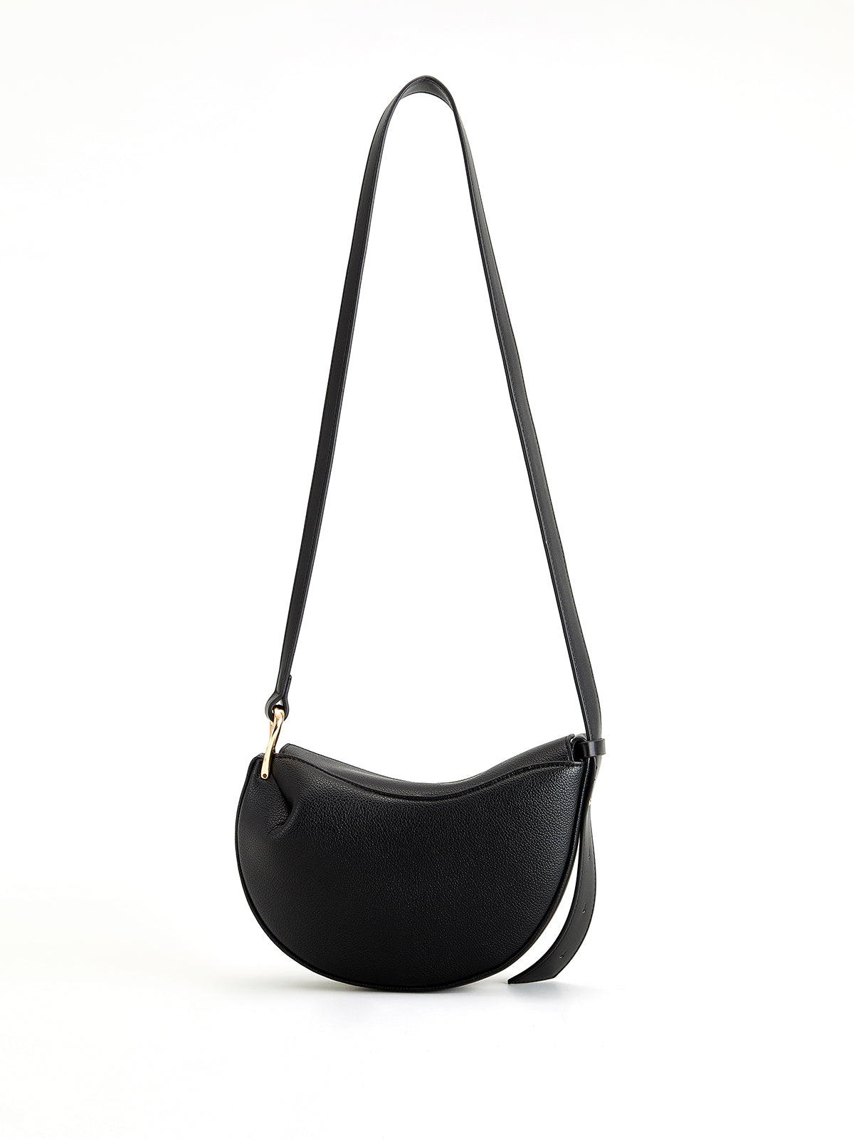 Textured Magnetic Button Crossbody Bag THESVELTECHIC