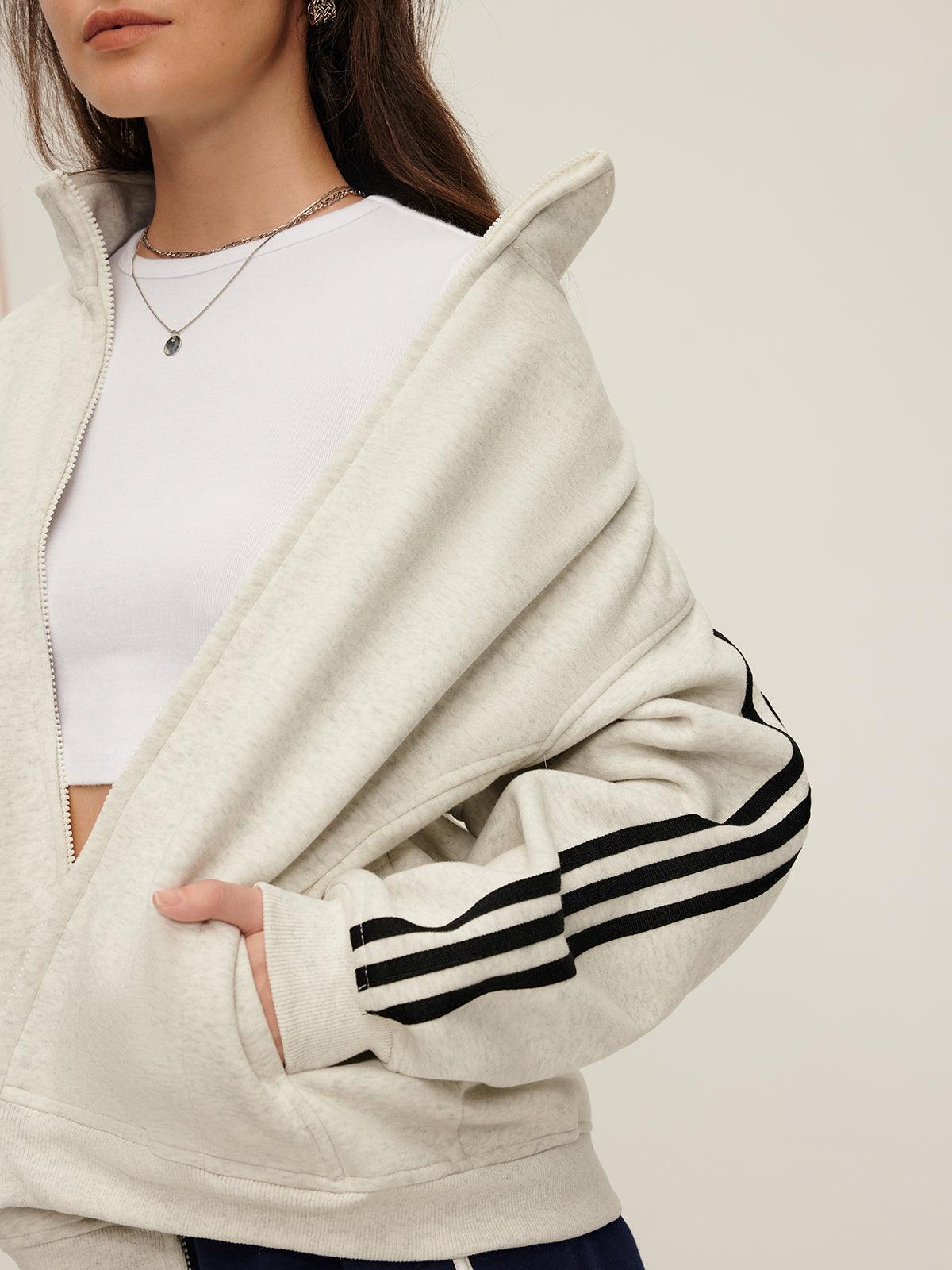Sportive Striped Hırka Siaora