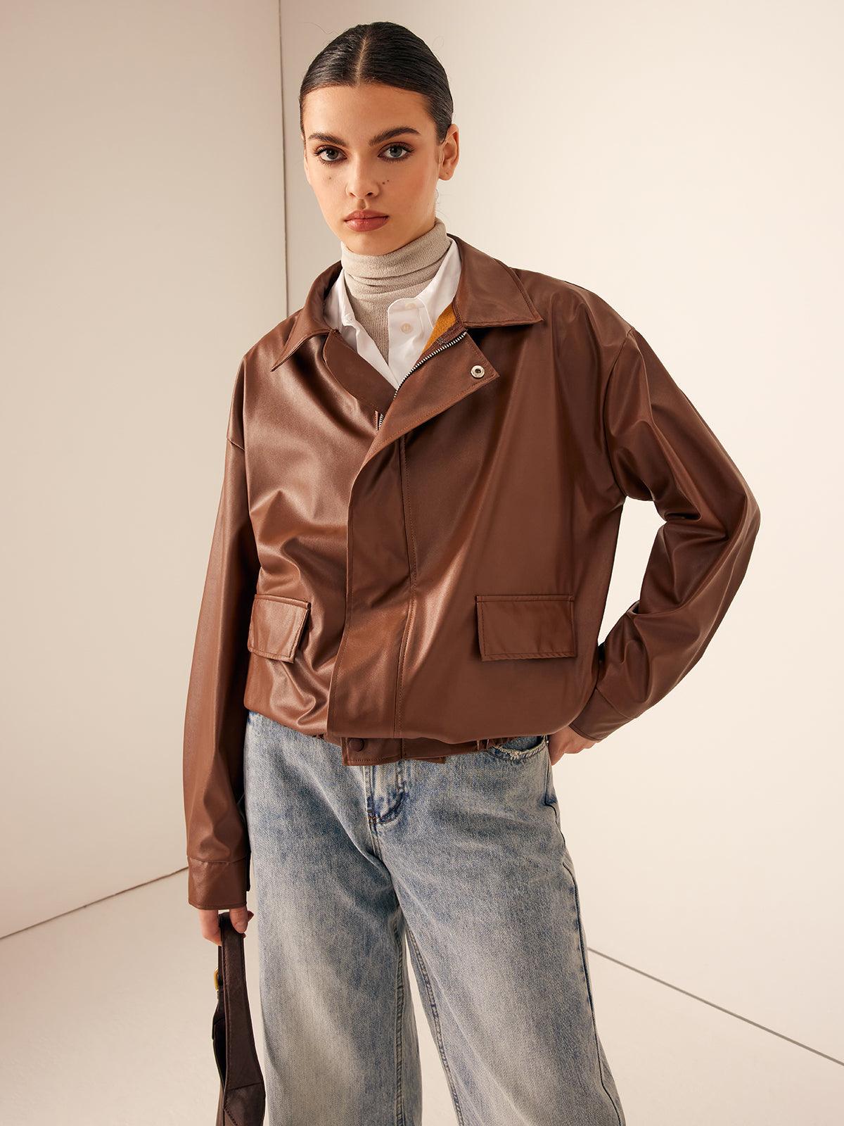 Urban Luxe Deri Ceket Siaora