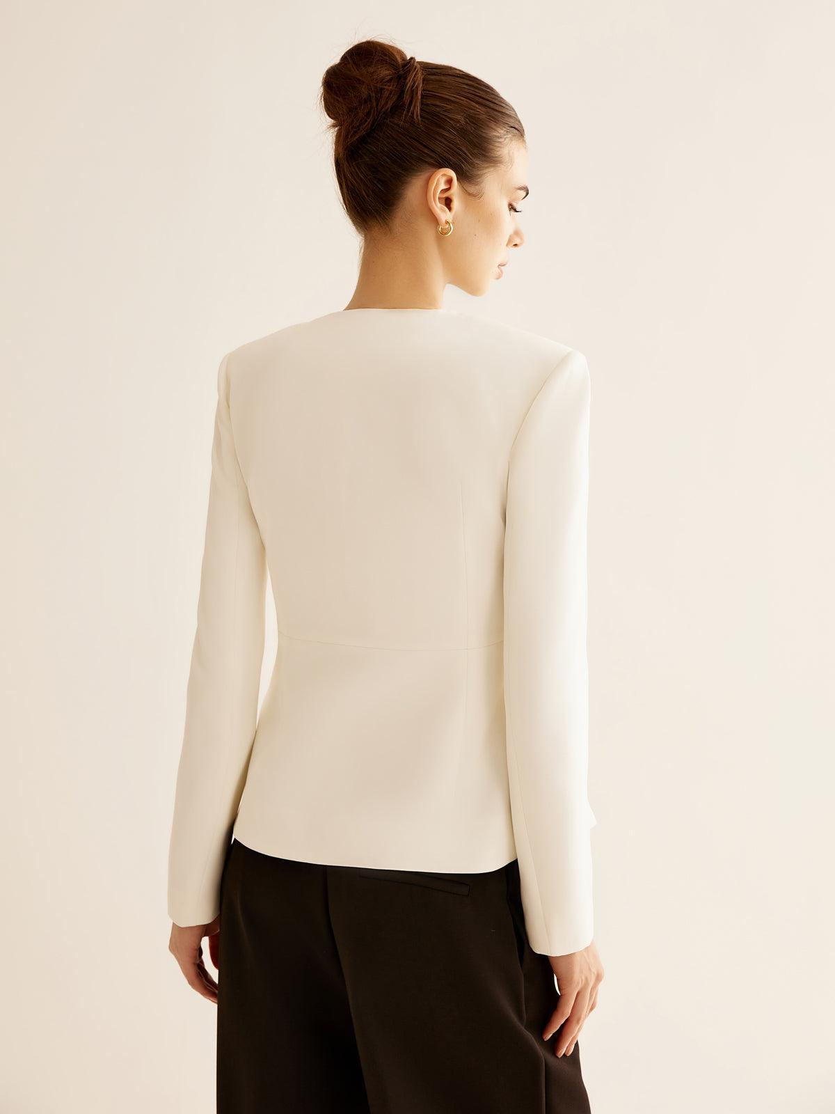 Pearl Elegance Blazer Ceket Siaora