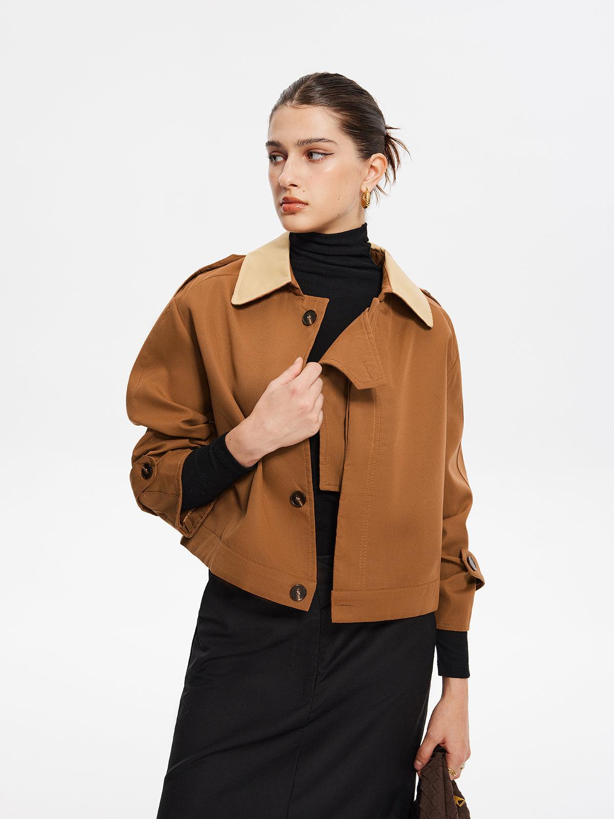 Contempo Crop Ceket Siaora