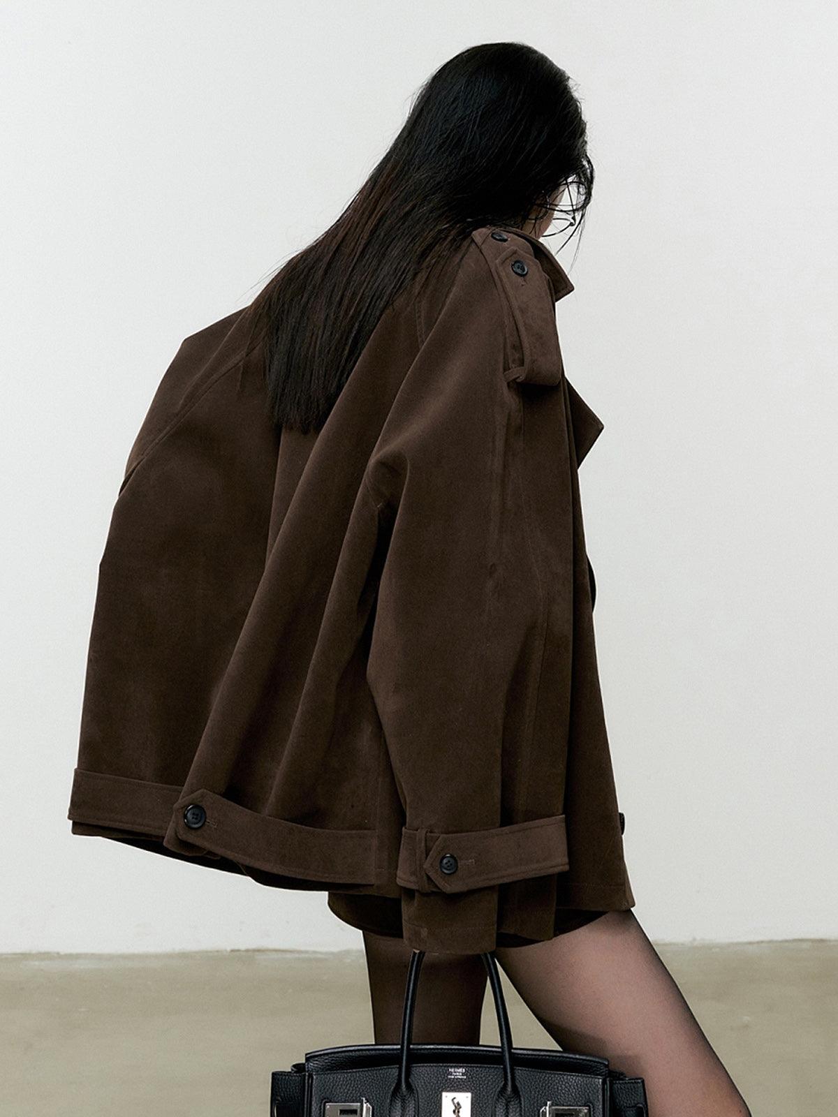 Kadife Oversize Ceket Siaora