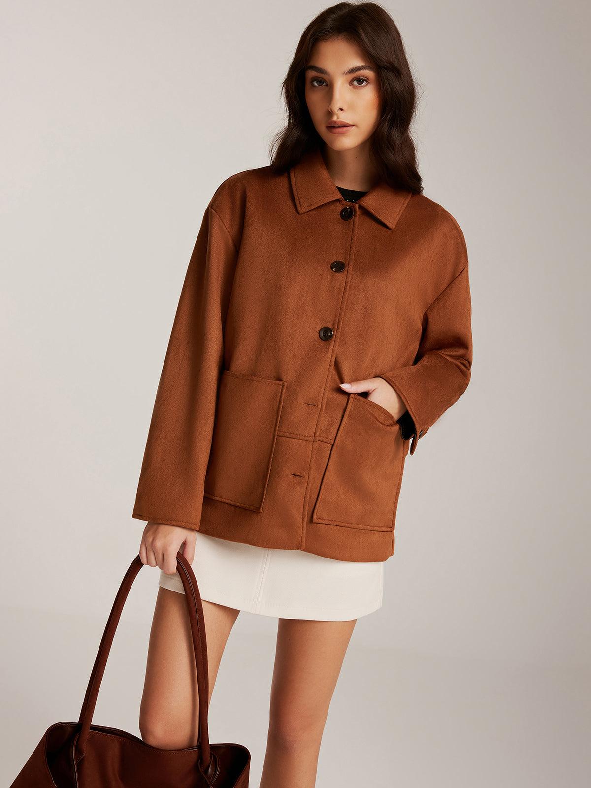 Rustic Charm Oversize Ceket Siaora