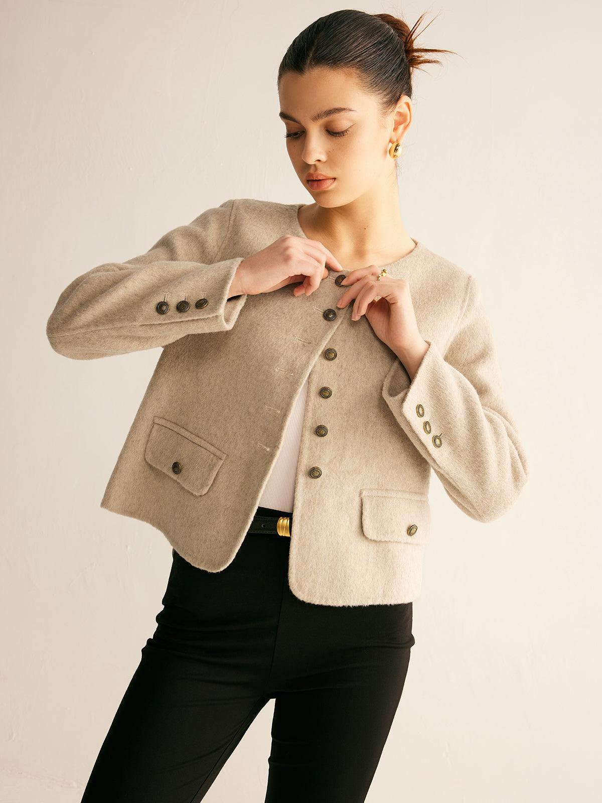Soft Classic Wool Ceket Siaora