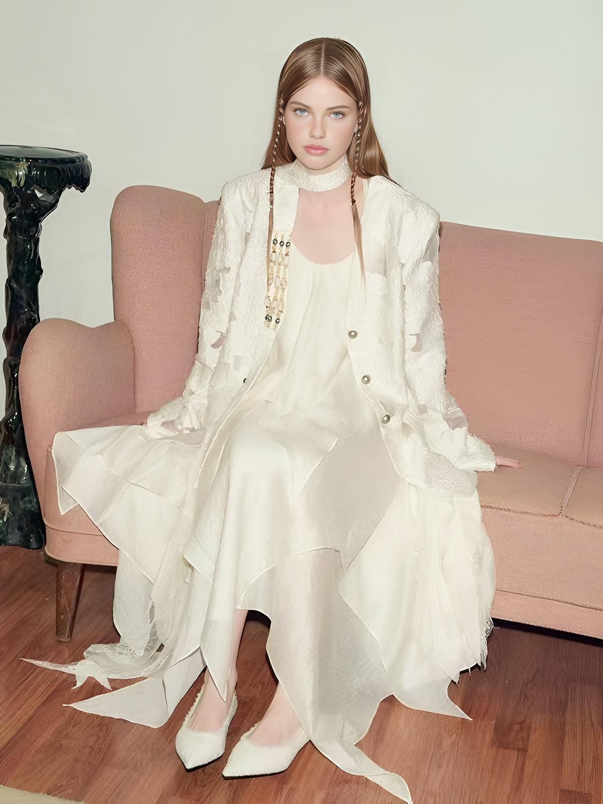 Ethereal Lace Blazer Ceket Siaora