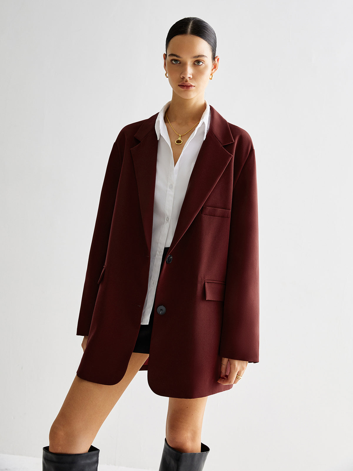 Bağlamalı Kısa Blazer Quvarse