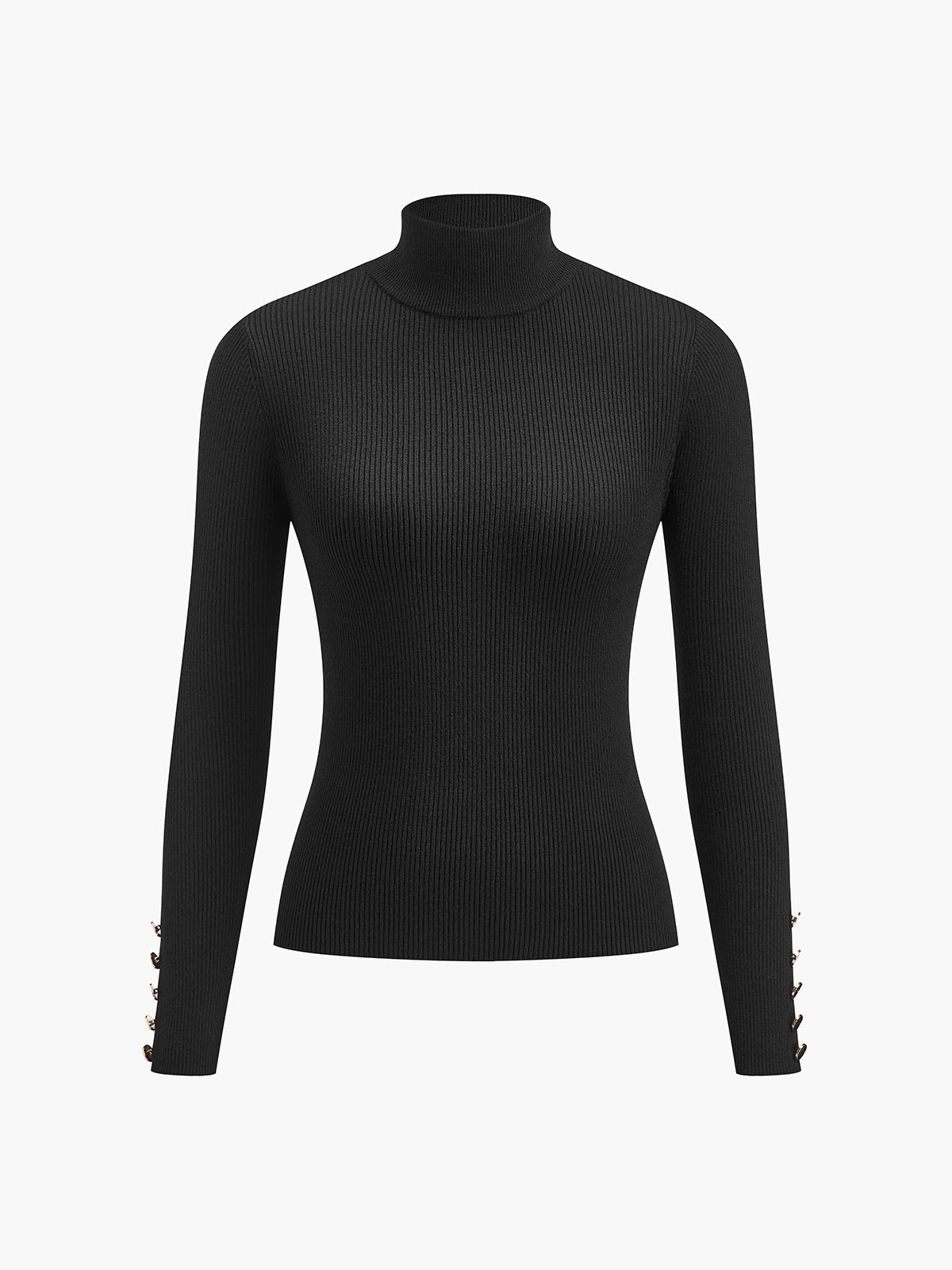 Çok Yönlü Çorap Yaka Skinny Kazak Siaora