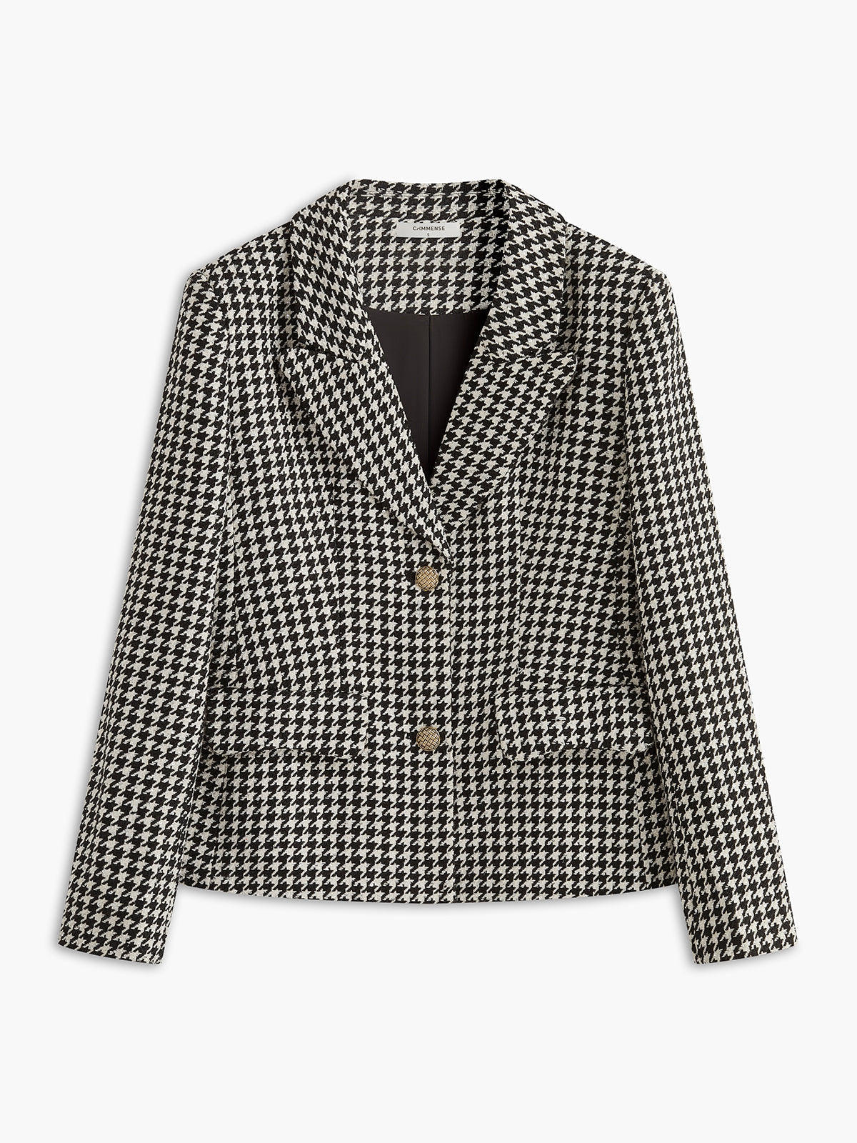 Retro Yaka Düğmeli Blazer Quvarse