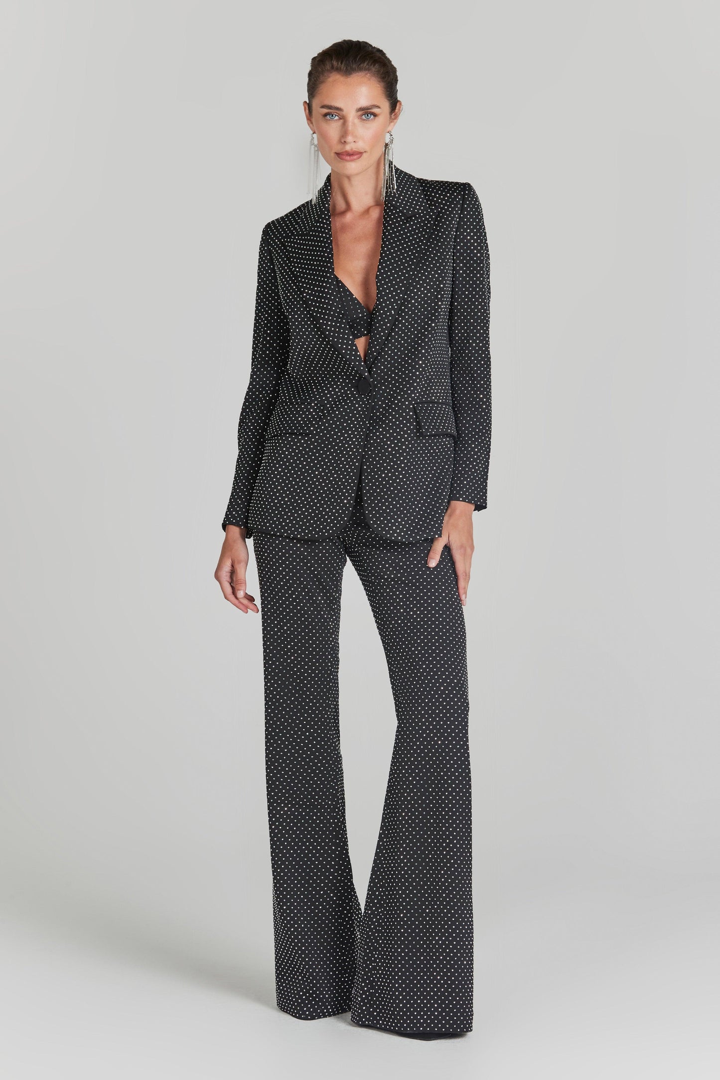 Polka Elegance Blazer Ceket Siaora