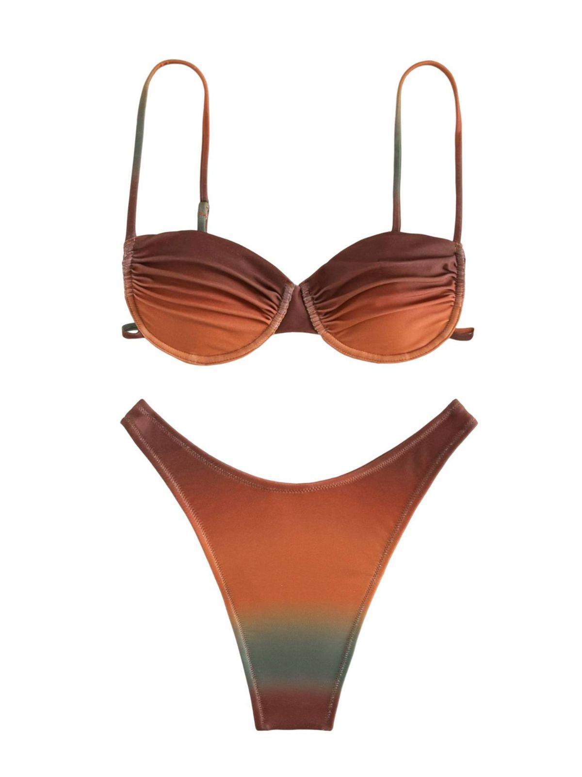 Eva Ombre Ombre Kahve İki Parçalı Bikini Niebbla