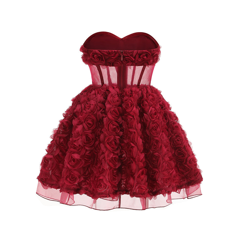 Rachel Korse Mini Elbise Siaora