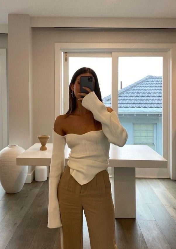 Tahlie - Kare Yaka Bodycon Üst