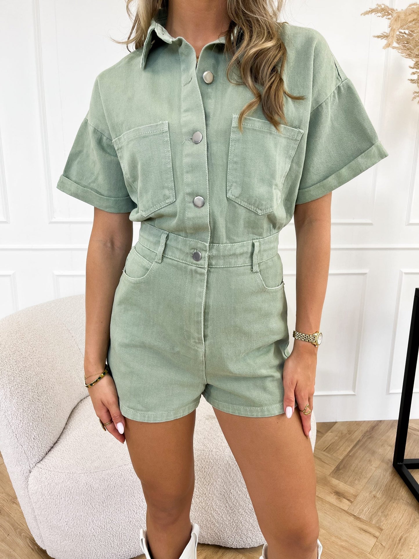 Eugenia - Stylish Denim Jumpsuit Mağazam
