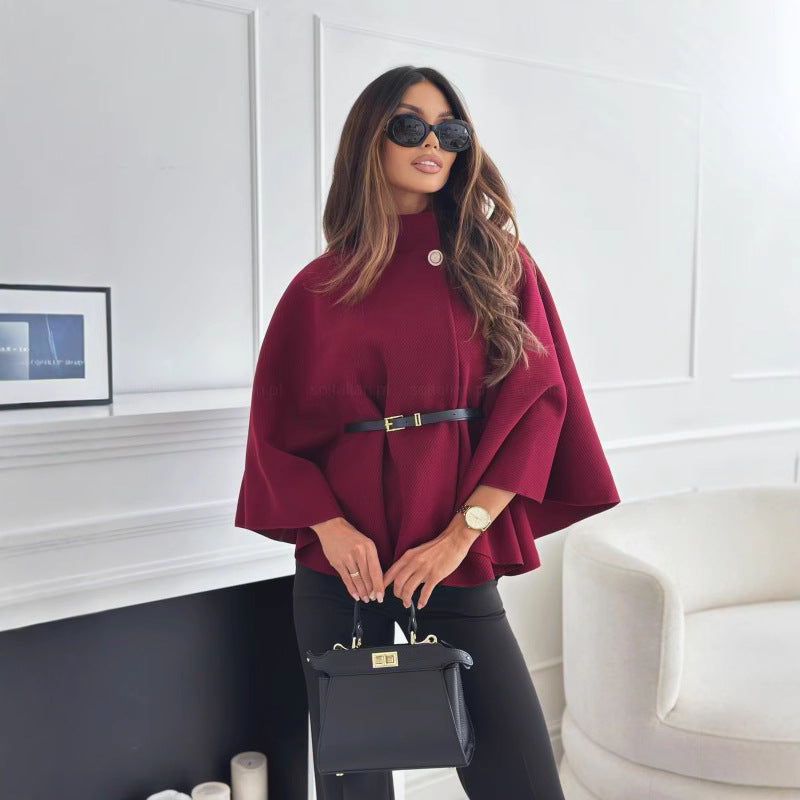 Senirae - Kemerli Batwing Kollu Ceket
