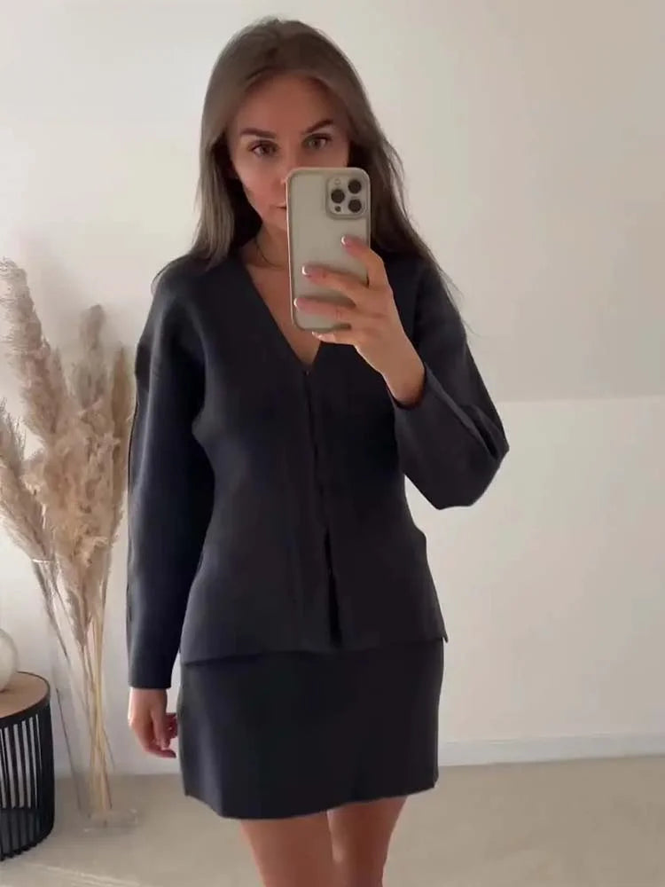 Leni - Özel Tasarım Blazer ve Etek Takımı Mağazam