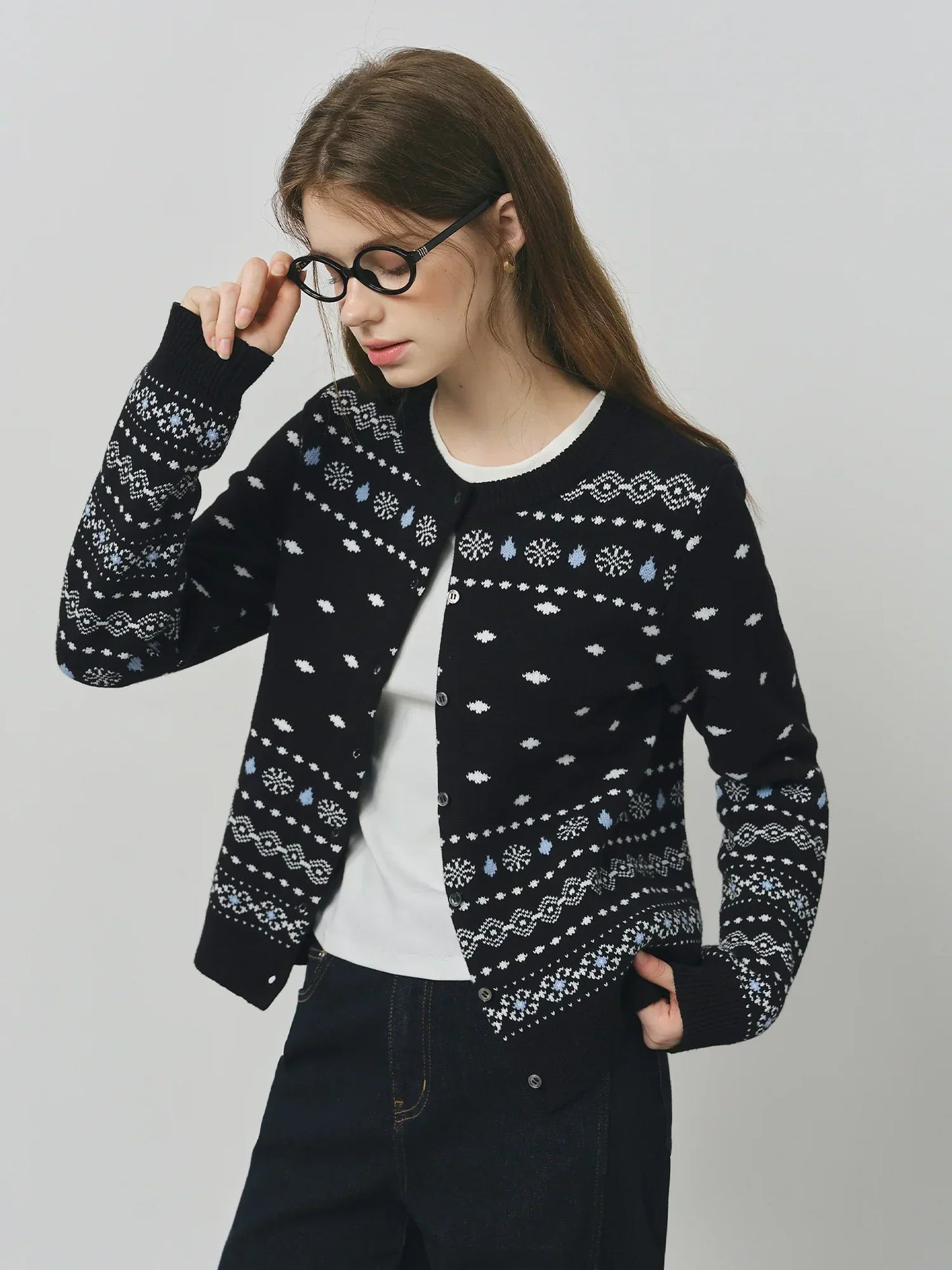 Açık Örgü Kadın Slim Fit Kazak Niebbla