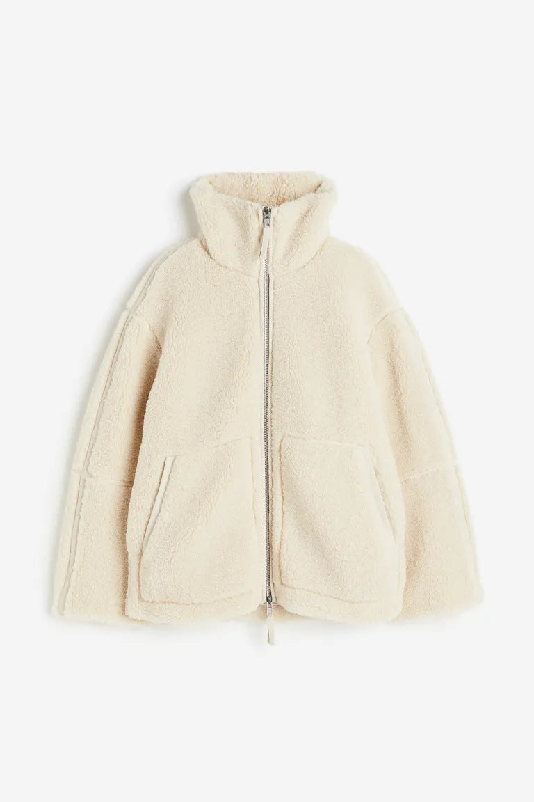 Zareen - Rahat Oversize Polar Kumaş Ceket