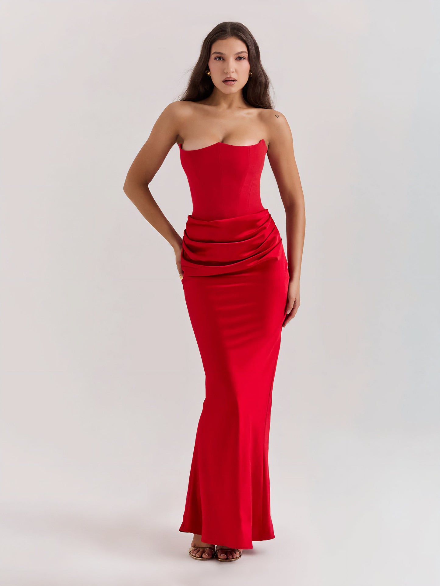 Rosalind Maxi Elbise Siaora