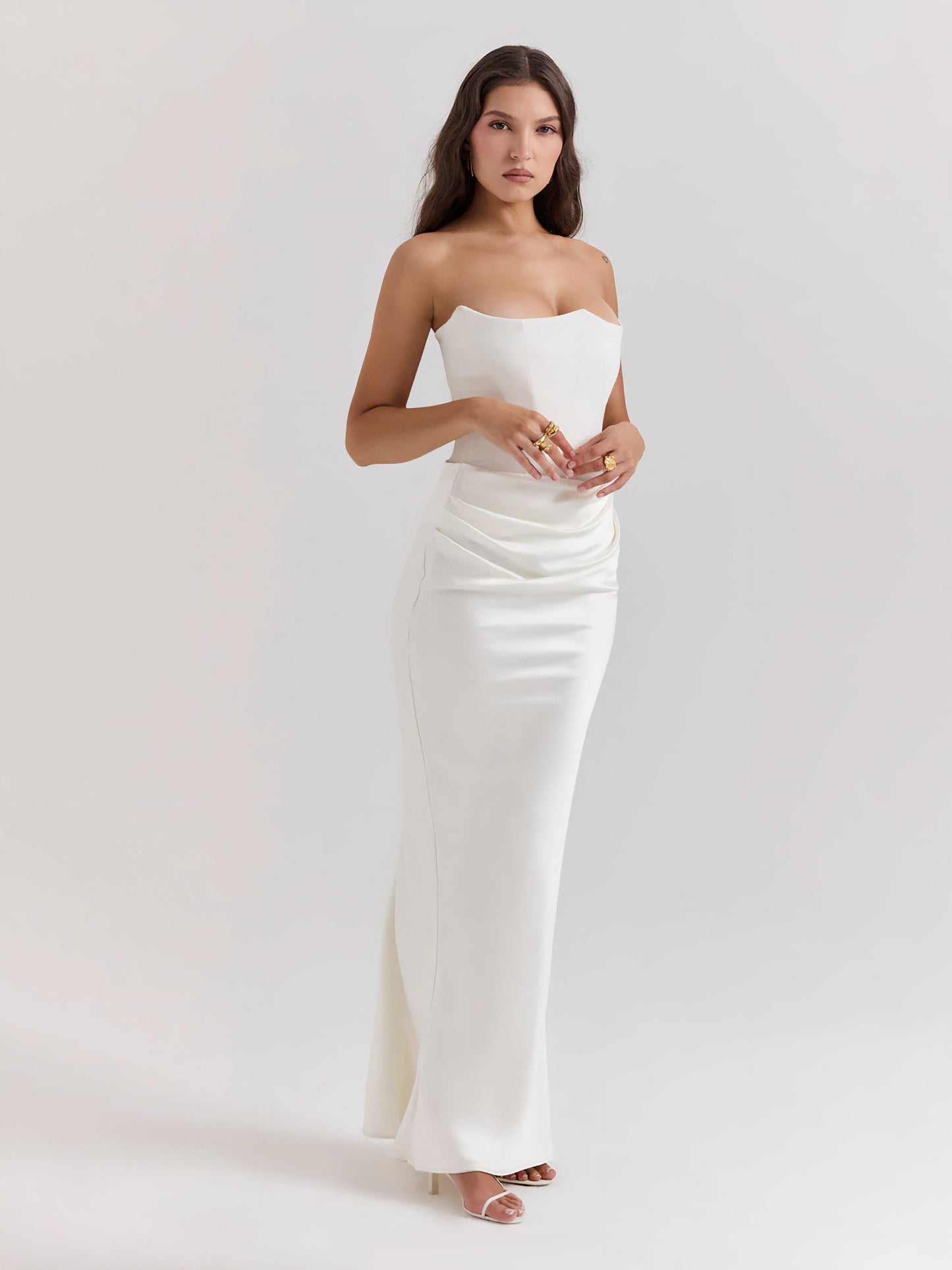 Rosalind Maxi Elbise Siaora