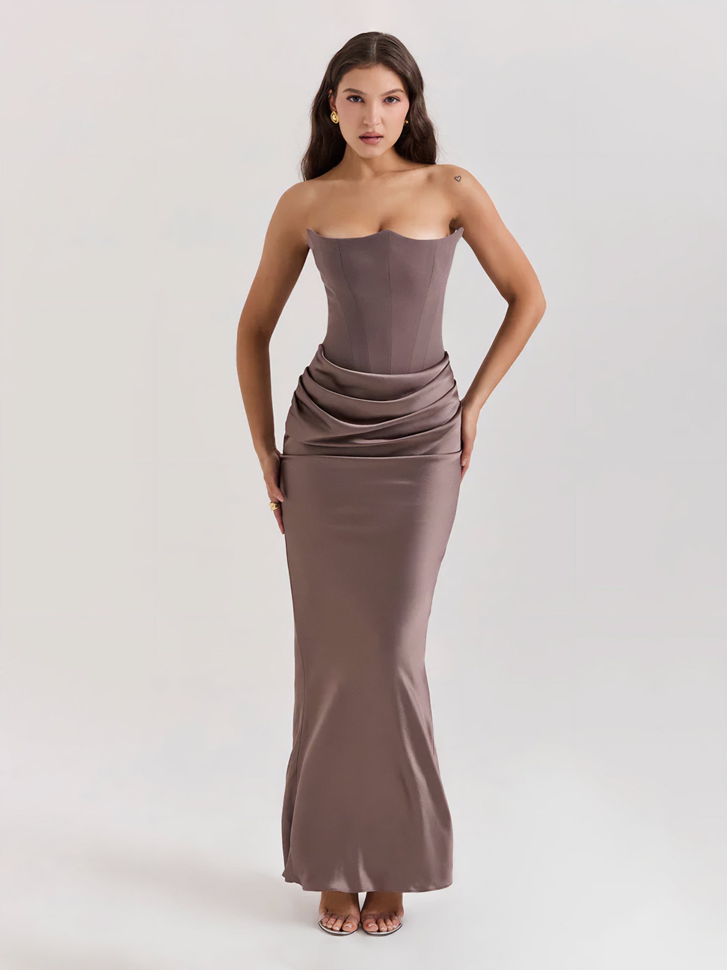 Rosalind Maxi Elbise Siaora